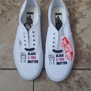 BLACK LIVES MATTER CUSTOM  VANS